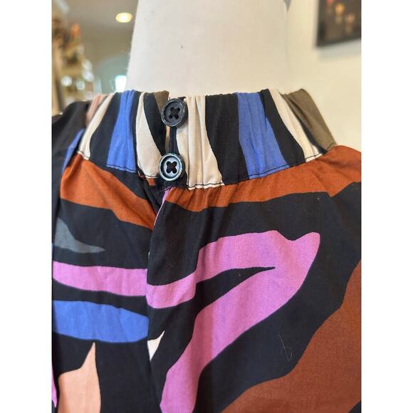 Who What Wear Animal Print Side Tie Top - Women's XL - Picture 5 of 7